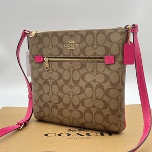 Best 25+ Deals for Coach Signature Pink Crossbody | Poshmark